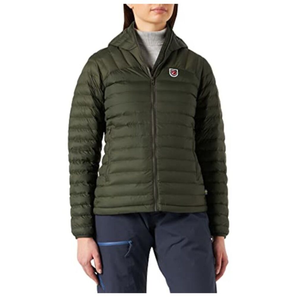 Fjallraven Olive Green Lightweight Puffer Jacket